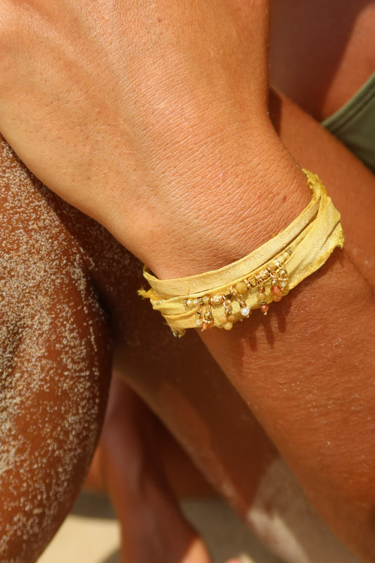 Bracelet Juliette jaune
