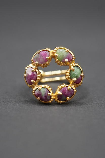 Bague Alba Rubis Zoïsite