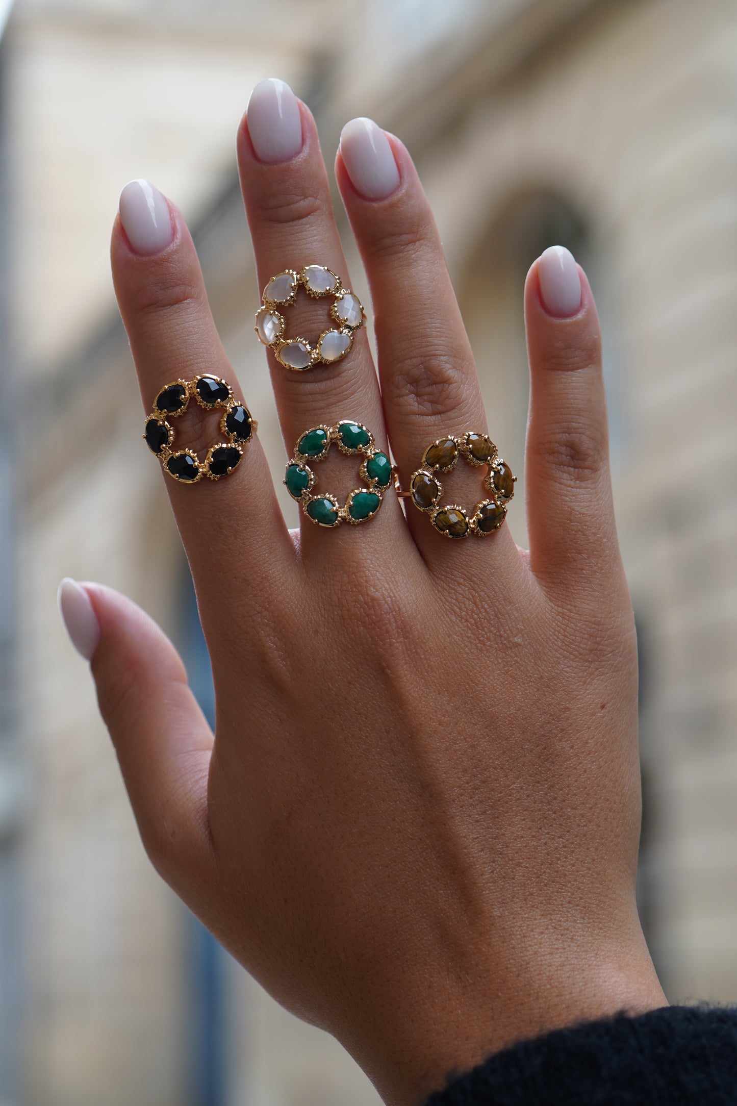 Bague Alba Marron