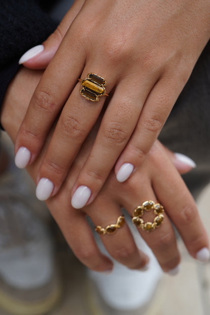 Bague Alba Marron